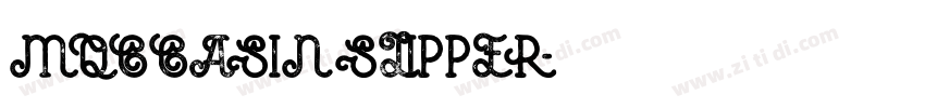 MOCCASIN SLIPPER字体转换